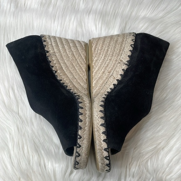 VINCE Sonora Peep Toe Suede Espadrilles - Picture 7 of 12
